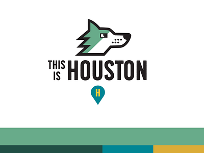 This Is Houston (alternative logo) art direction brand branding design dog dog illustration graphic design houston identity identitydesign logo logodesign vector