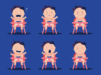 Baby - Character design character design dahab draw drawing graphic illustration illustrator vector