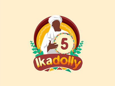 Ikadolly5 - a Logo for a Nubian Festival 2d colorfull festival illustration illustrator logo nubian