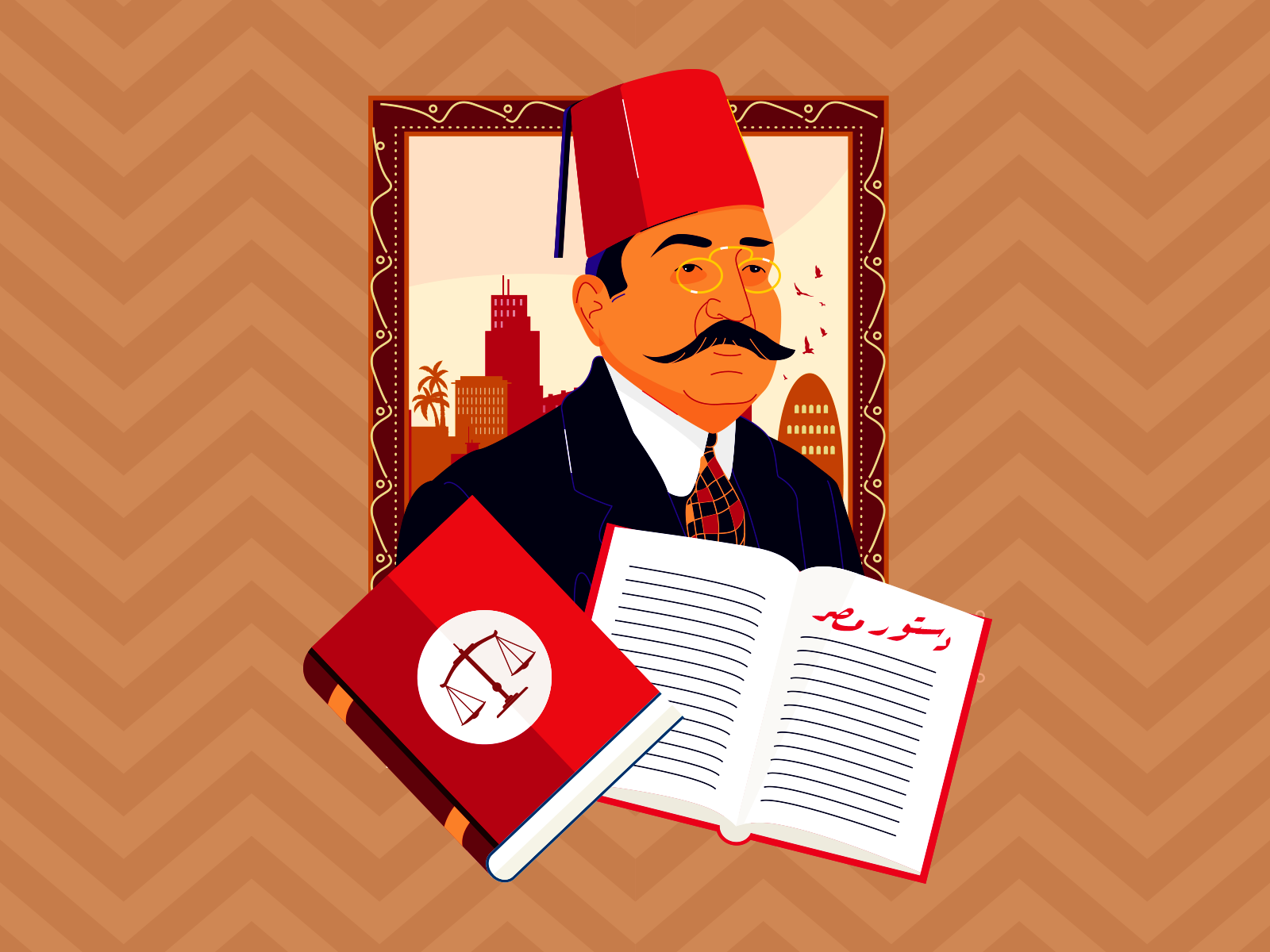 mohamed farid - egyptian leader by Ahmed Dahab on Dribbble 