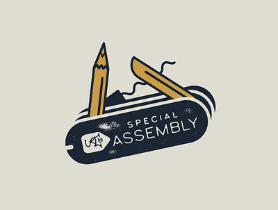 Special Assembly branding design logo swiss army knife