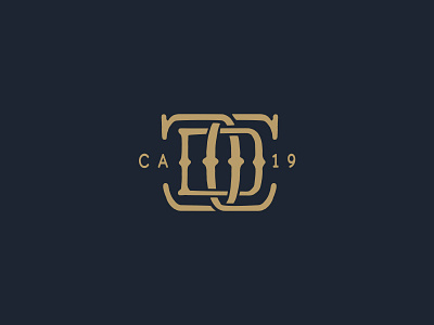Country Club Dropout branding design identity logo monogram retro vintage
