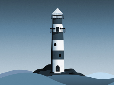 Lighthouse design illustration vector