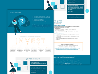 Historias de usuario en los equipos de trabajo agile bluechip bluedraft brochure fintech user story ux