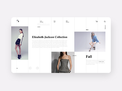 Fashion and life style blog branding design minimal ui ux ux web website