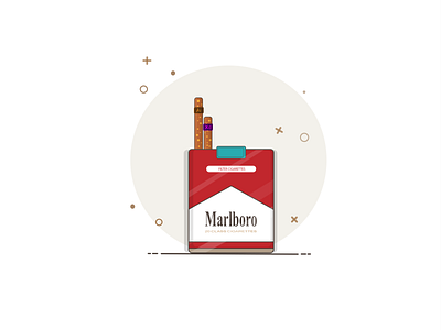 My cigarettes design illustration vector