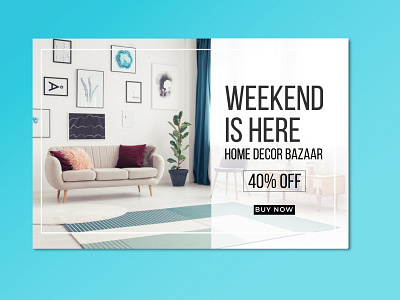 Weekend Sale Banner banner branding design marketing