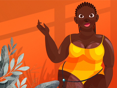 Black Girl Magic 2d 2d character character design editorial art editorial illustration girl girl illustration illustration illustrator vector vector illustration