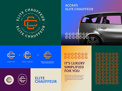 Elite Chauffeur - Branding brand identity branding car clever design gradient icon identity logo logotype luxury minimal modern transport typeface typography ux vector vehicle
