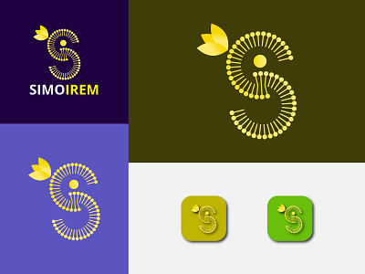 Letter S modern logo design