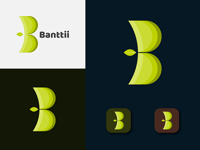 Letter B modern logo design