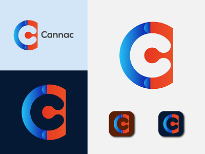 Letter C modern logo design
