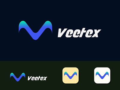 Letter V modern logo design