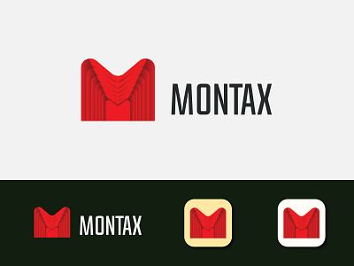 Letter M modern logo design