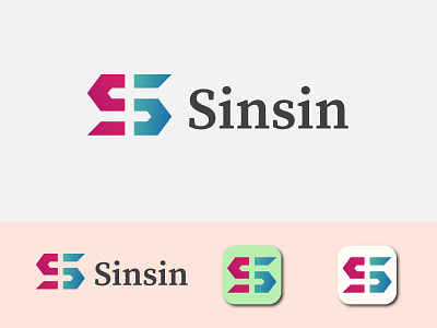 Letter S modern logo design