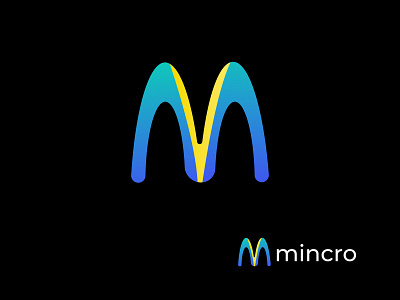 Letter M modern logo design