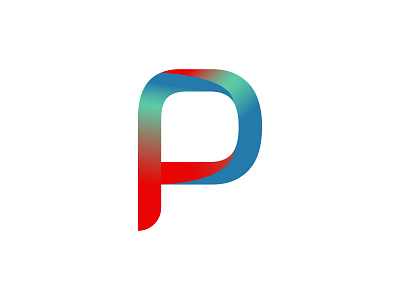 Letter P modern logo design