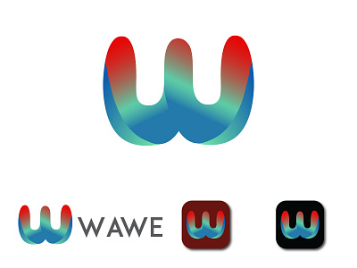 Letter W modern logo design