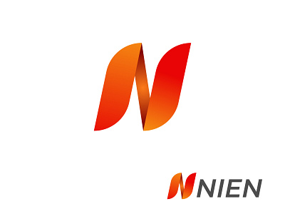 Letter N modern logo design