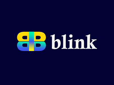 B-Link Modern Logo Design branding design illustration logo logo design logodesign logos logotype modernlogo ui
