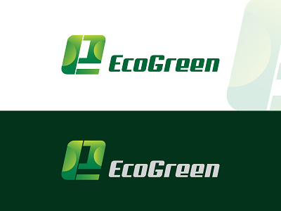Letter E EcoGreen Modern Logo Design branding design illustration logo logo design logodesign logos logotype modernlogo ui