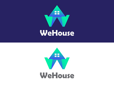 Letter W Housing Logo Design branding design illustration logo logo design logodesign logos logotype modernlogo