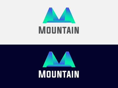 Letter M mountain logo design 3d animation branding design graphic design illustration logo logo design logodesign logos logotype modernlogo motion graphics ui