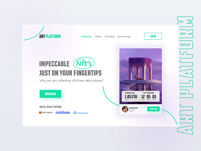 NFT Landing Page Design