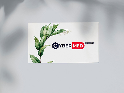 Cyber Med Summit logo design.