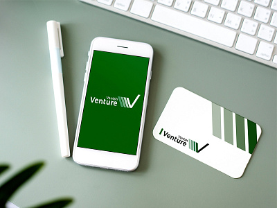 Vanish Venture logo design.