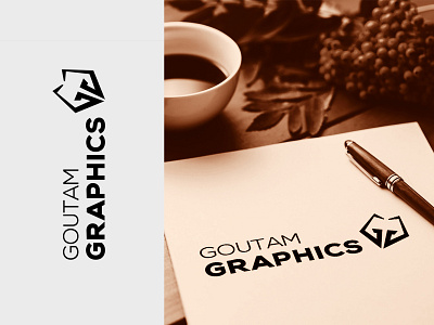 Goutam Graphics youtube logo abstract clean creative design design illustration logo logodesign logos minimalist pencil vector youtube