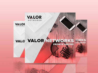 Valor Network Company Social Media Post abstract advertising branding design digital marketing graphic design instagram post minimalist socialmedia technology