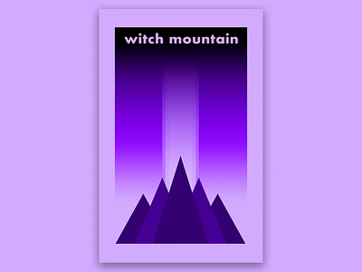 Witch Mountain cover art design graphic design illustration vector