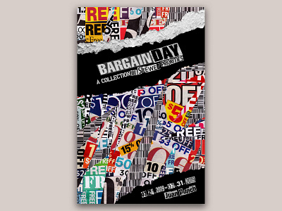 Bargain Day collage collage art concept art design graphic design poster art