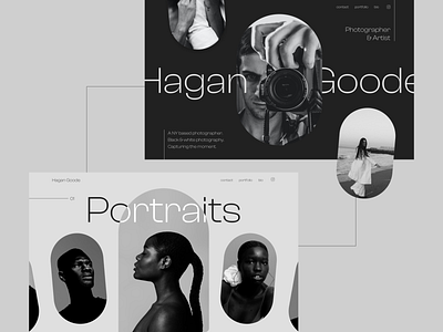 Portfolio website :: Photography app figma layout minimal modern ui photo gallery photos portfolio portfolio website typography ui ui design web design website