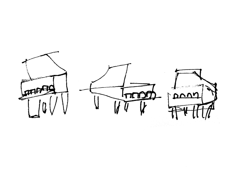 Pianos pianos sketches