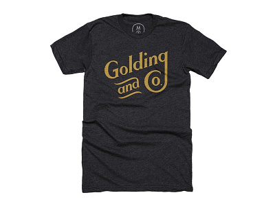 Golding and Co. killer design look cool much type so wow t shirt