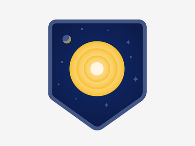 Hot Streak badges icons illustration space