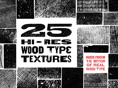 Wood Type Revival Wood Type Textures letterpress printing textures wood type