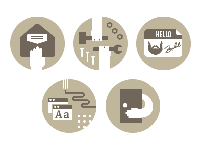 Bearded Icons by Matt Braun for Bearded on Dribbble