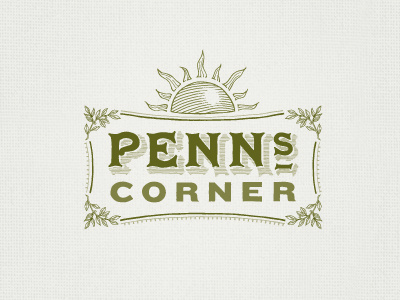 Penn's Corner Farm Alliance brand logo typography