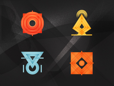 Revised icons shapes