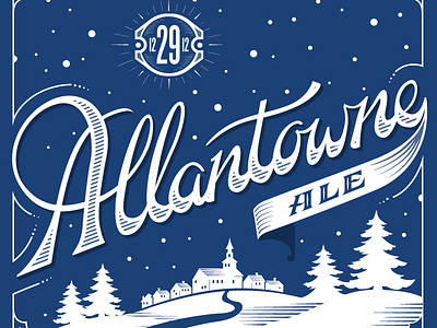 Allantowne beer label