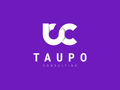 Logo for "Taupo Consulting" brand branding consulting logo design flat icon illustration illustrator lettering logo logo design logo mark logodesigner logotype minimal simple sketch symbol typography vector
