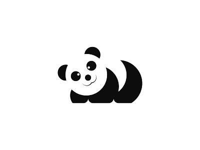 Panda animallogo animalmark brand branding design flat graphic icon illustration illustrator logo logo design logo mark logotype minimal negative space logo panda sketch symbol vector