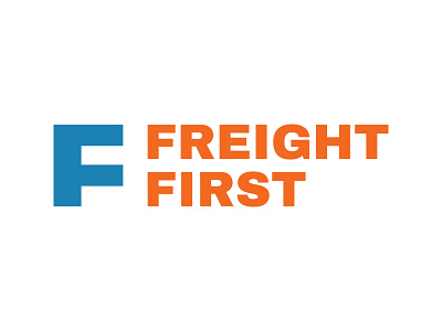 Freight First Logo (FF) brand branding creative logo design flat icon illustration illustrator letermark lettering logo logo design logotype minimal negative space logo symbol typography ux vector wordmark