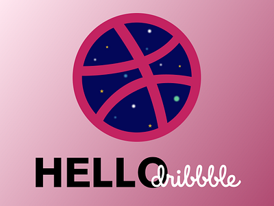 Hello dribbble design dribbble hello illustration ui vector webdeisgn