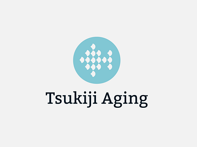 Tsukiji Aging abstract fish japanese logo minimal modern seafood