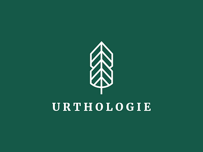 Urthologie abstract furniture homegoods leaf lifestyle logo minimal sustainability