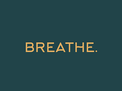 Breathe abstract breathe elegant logo minimal modern typography wordmark